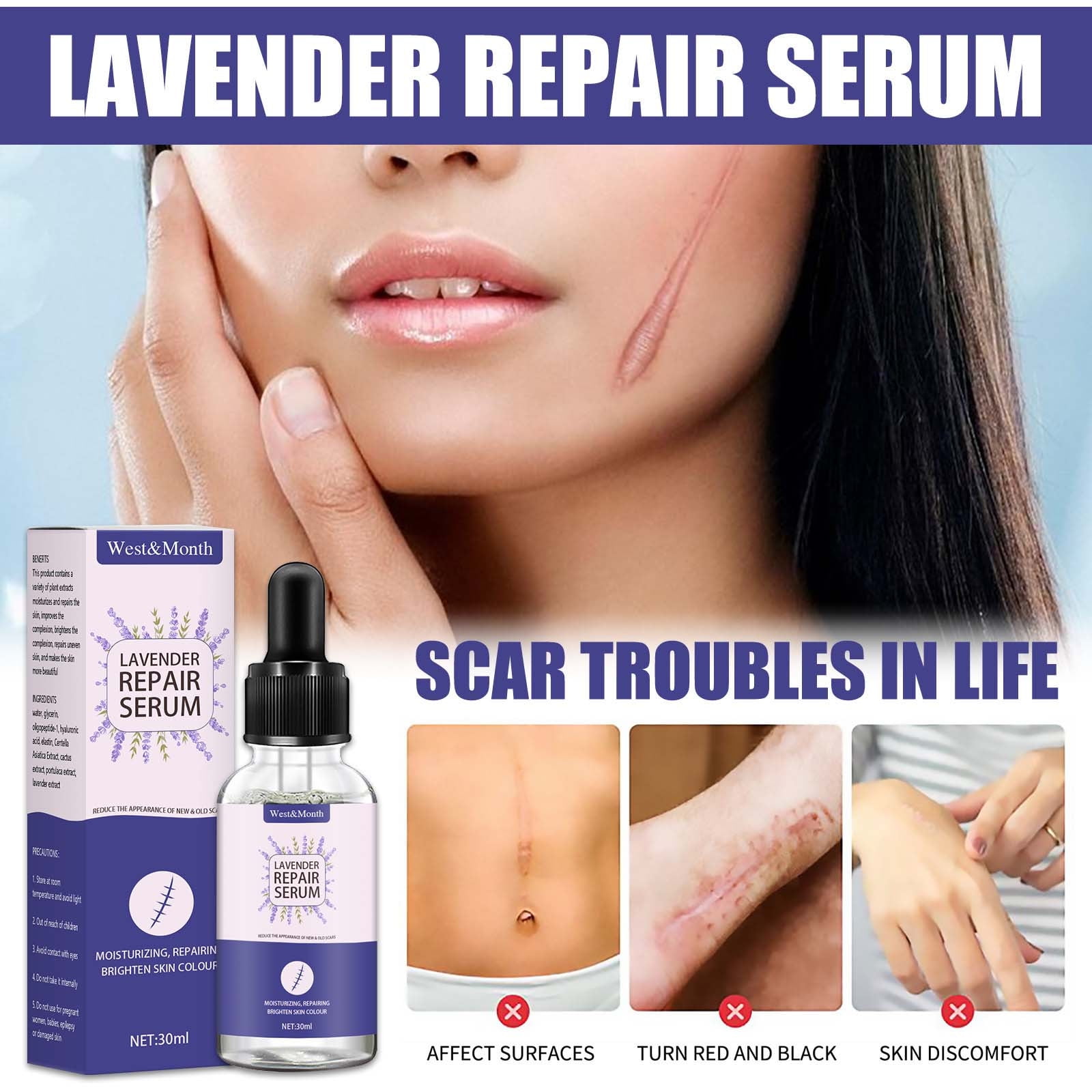 YiFudd Skin Repair Essence Moisturizing Skin Products Lavender Repair