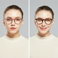 thumbnail image 5 of Mens Rectangular Reading Glasses Womens Square Plastic Readers, 5 of 5