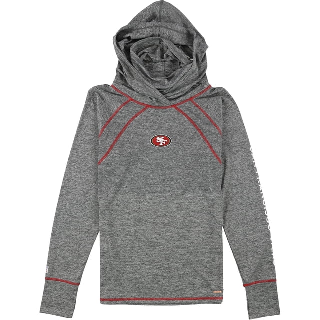 Camiseta gráfica para mujer MSX San Francisco 49Ers gris pequeña
