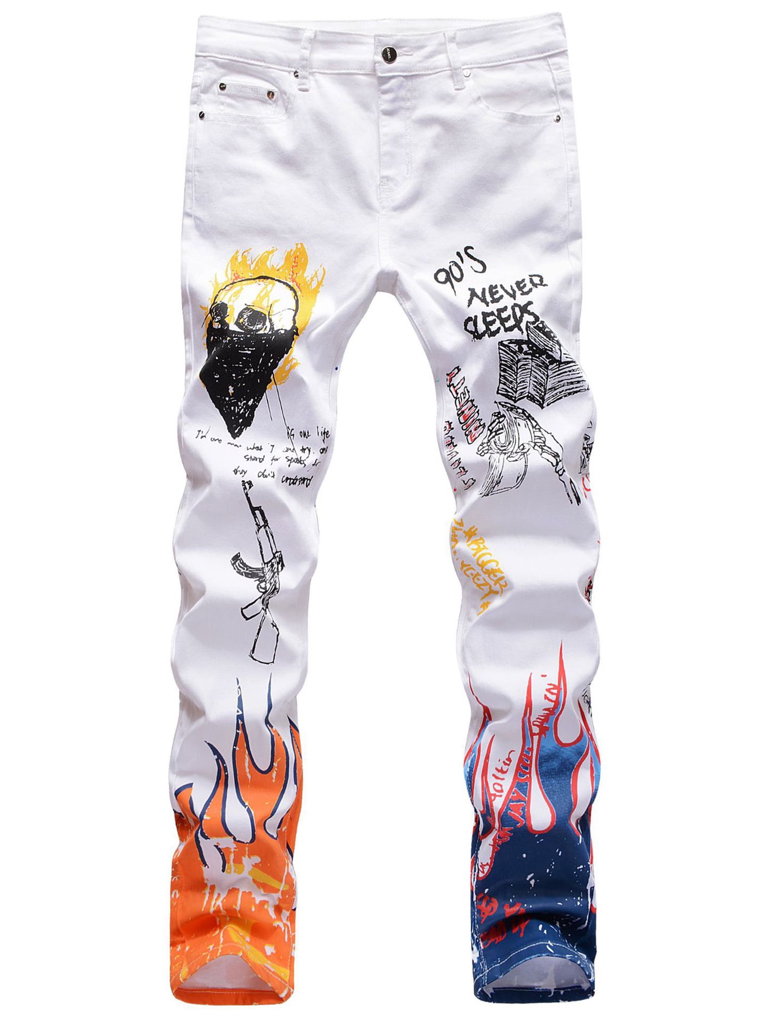 slim straight jeans walmart