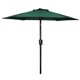 thumbnail image 1 of Sombrilla de patio Simple Deluxe de 2,3 m para exteriores, color verde, 1 of 4