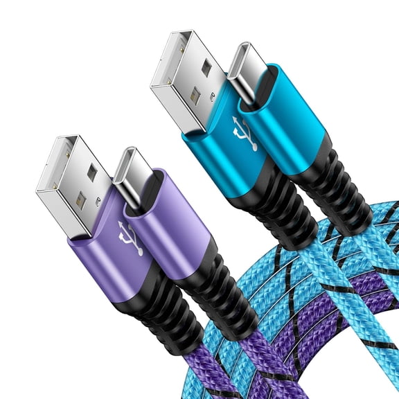 USB to USB C Cable Car Carplay Cable for iPhone 17 17 Pro Air 17 Pro Max 16e 16 15 Plus Car Charger Cord,2Pack 3FT USB A to USB C 3.1A Fast Charging Type-C Charger Cord for Samsung Galaxy A17 A16 S25