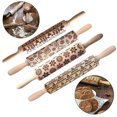 thumbnail image 2 of Rouleau à Pâte en Bois Multi-Usage pour Cuisine, 2 of 10