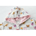 thumbnail image 4 of DDSOL Toddler Girls Zip-Up Hoodie Fox Graphic Lightweight Jacket 4T, 4 of 7