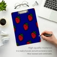 thumbnail image 4 of FMSHPON BlueStrawberry Clipboard Hardboard Wood Nursing Clip Board and Pull for Standard A4 Letter 13x9 inches, 4 of 7