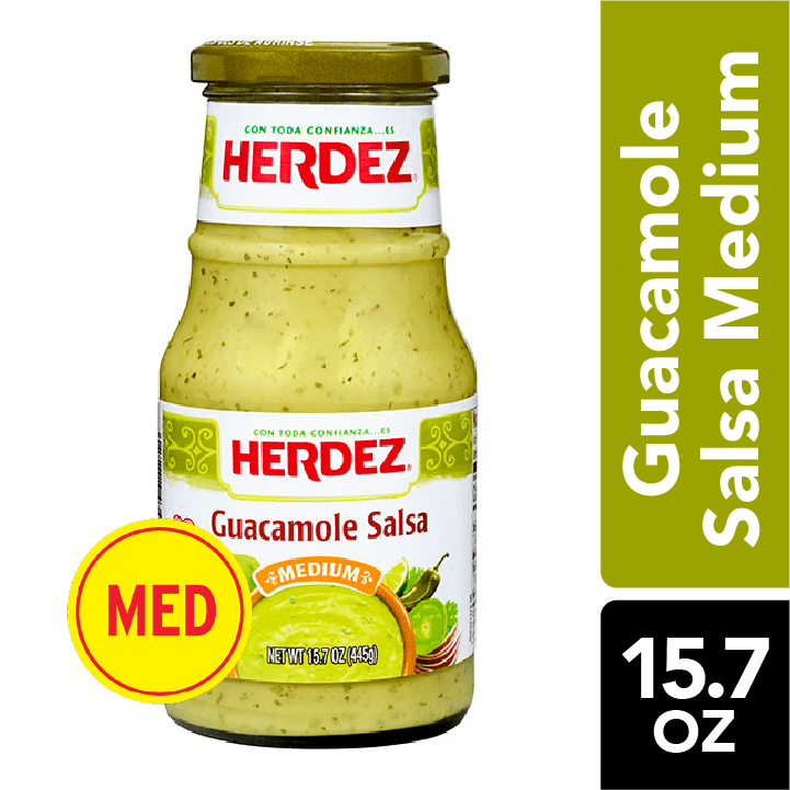 Herdez Guacamole Salsa, Medium, 15.7 Oz - Walmart.com - Walmart.com