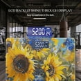 thumbnail image 3 of Digital Bathroom Scale with Large LCD Display,High Capacity Scale 400 lbs High Precision body fat scale-Beautiful Painting Of Sunflowers In Elegant Blue And White Vase, 3 of 4