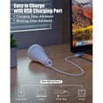 thumbnail image 2 of USB Rechargeable Light Bulb, Battery Backup Emergency Light Bulb for Home Power Outage, Hanging LED Light Bulb,4 PCS, 2 of 5