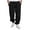 Black, variant on Honeeladyy Mens Joggers Sports Pants Winter Warm Loose Cargo Pants Soft Sweatpants Solid Color Long Trousers for Work Christmas Gifts Yellow M