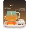 thumbnail image 4 of Smart Coffee Cup Warmer with Cute Cat Night Light, Auto Shut Off, 3 Temp Settings, LED Display, Green, 4 of 5