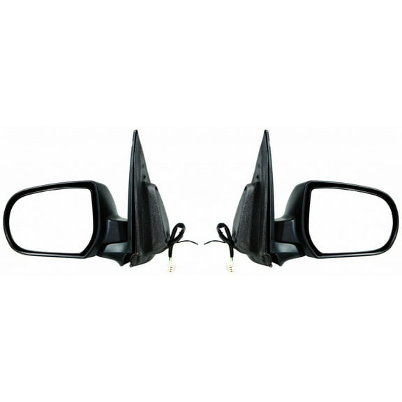 For Ford Escape 2003 04 05 06 2007 Driver and Passenger Side | Pair Door Mirror | Power | Non-Heated | XLS/XLT/XLT Sport Model | Textured Black | Replacement For 3L8Z17683MAA | FO1320251