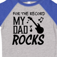 thumbnail image 4 of Inktastic For the Record, My Dad Rocks Boys or Girls Toddler T-Shirt, 4 of 5