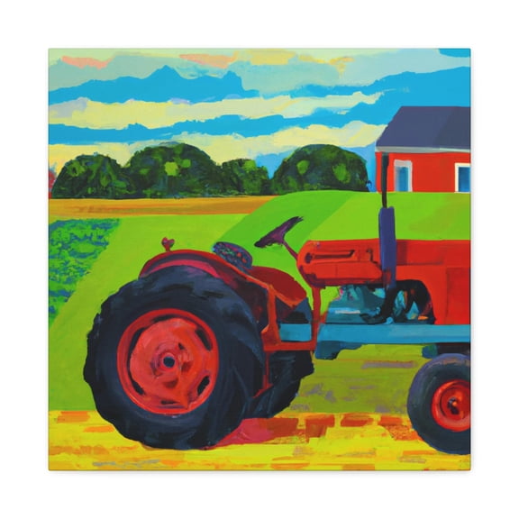Tractor of the Fields - Canvas