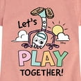 thumbnail image 3 of Toy Story 4 - Forky Lets Play Together - Toddler & Youth Girls Short Sleeve Graphic T-Shirt, 3 of 6