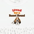 thumbnail image 4 of Inktastic Basset Hound Dog Lover Girls Baby Dress, 4 of 5