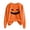 C241 Brick Red, variant on CONZONE Halloween Womens Sweatshirts Pumpkin Graphic Oversized Sweatshirt for Women Spooky Season Fall Winter Pullover Tops