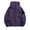 Purple, variant on Leesechin Women's Hooded Winter Snow Ski Rain Jacket 6 Pockets Waterproof Windproof Softshell Fleece Coat