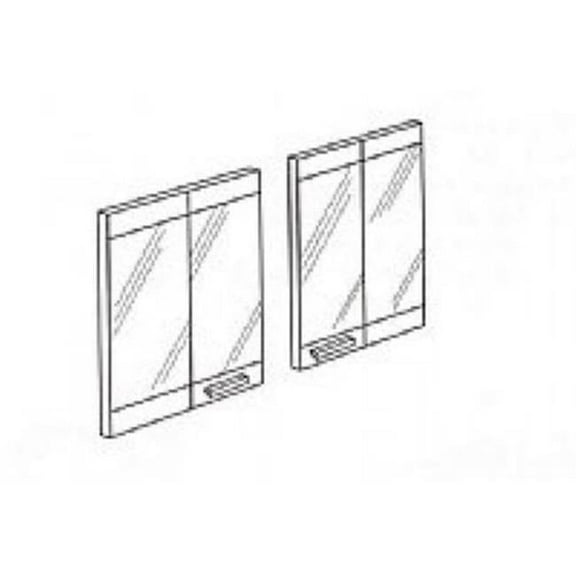 FMI  42 Inch Extruded Aluminum Bi-Fold Doors - Black