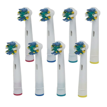 - 8PCS Electric Tooth brush Heads Replacement for Braun Oral B FLOSS ACTION USA
