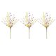 thumbnail image 1 of Juego de 3 púas de flores artificiales de Pascua de 17,7 pulgadas, tallos decorativos de plástico, color rosa y verde, para primavera, verano y vacaciones, para jarrones, centros de mesa,, 1 of 6