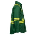 thumbnail image 6 of Flame Resistant High Visibility Hi Vis FR Shirt - 100% C - 7 oz (X-Large, Green), 6 of 9