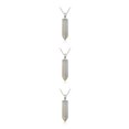 thumbnail image 2 of yingyy Hexagon Column Charm Exquisite Men Handmade Holiday Anniversary Hanging Pendants Pointed Colorful Crystal Chain Stone 3Set, 2 of 6