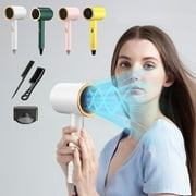 Iumwxz Smart Home Appareils Sèche cheveux Sèche-cheveux haute puissance Sèche - cheveux Sécheur à la maison Sécheuse Portable Séchage Chaud Cool Wind Comb Salon Sèche—cheveux avec peignes Suit blanc en plastique Rollbacks sur les essentiels