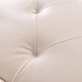 thumbnail image 4 of PU Leather Large Sectional Sofa L-Shaped Couch with Extra Wide Chaise Lounge  and 2 Pillows White, 4 of 9