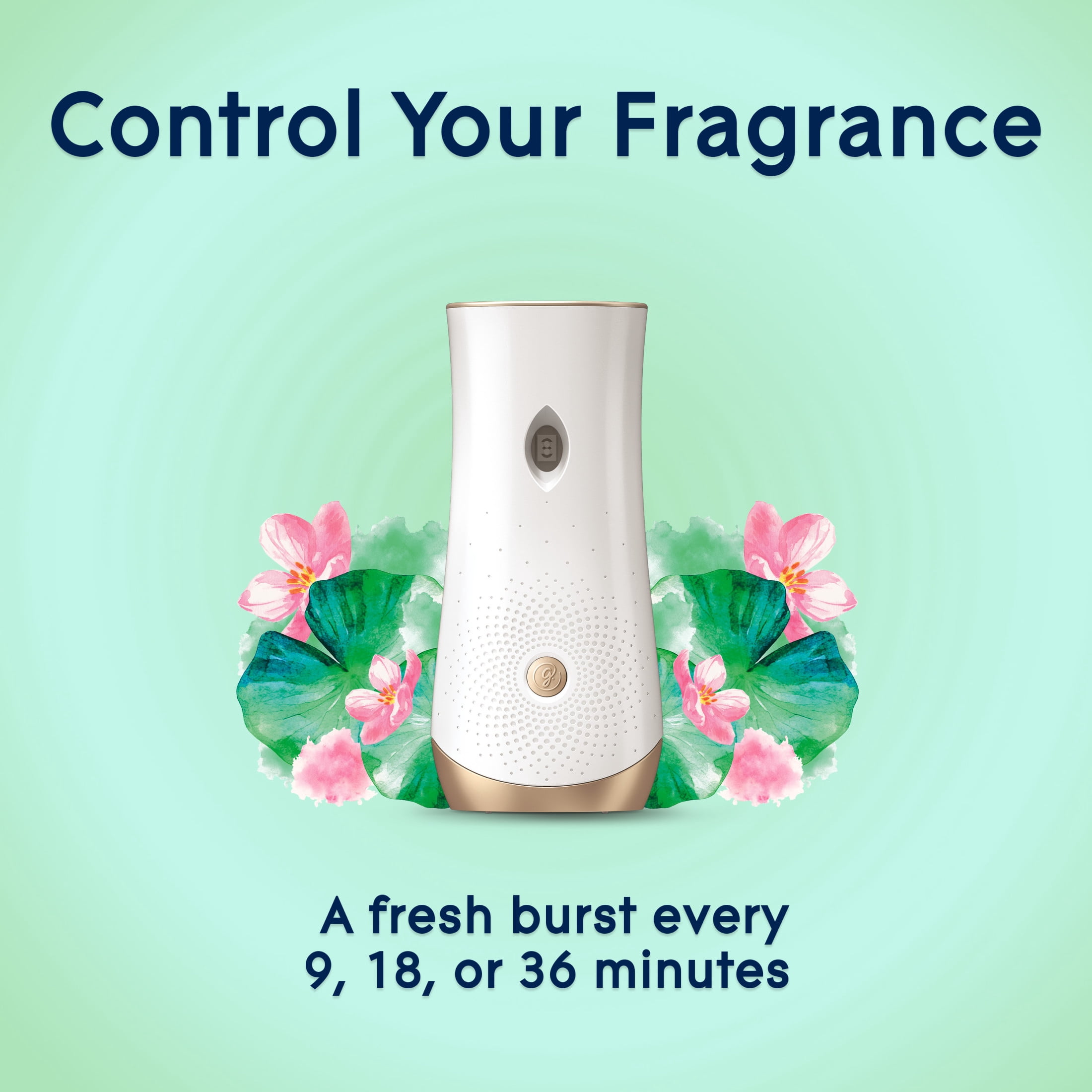 (3 pack) Glade Automatic Spray Refill, Dewdrop Petals, Scented Air Freshener for Home and Bathroom, 6.2 oz, 6 Count