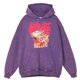 thumbnail image 5 of Sudadera con capucha para hombre, estilo retro, desgastado, con bonito conejo, ropa deportiva holgada, tops de algodón 100 % a la moda, sudadera holgada de gran tamaño, 5 of 5