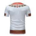 thumbnail image 4 of Birdeem T-Shirt à Manches Courtes Col en V Imprimé Style Ethnique Décontracté pour Hommes, 4 of 6