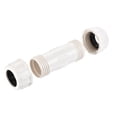 thumbnail image 3 of Unique Bargains PVC Compression Plumbing Coupling Straight Pipe Fitting 32mm White, 3 of 5