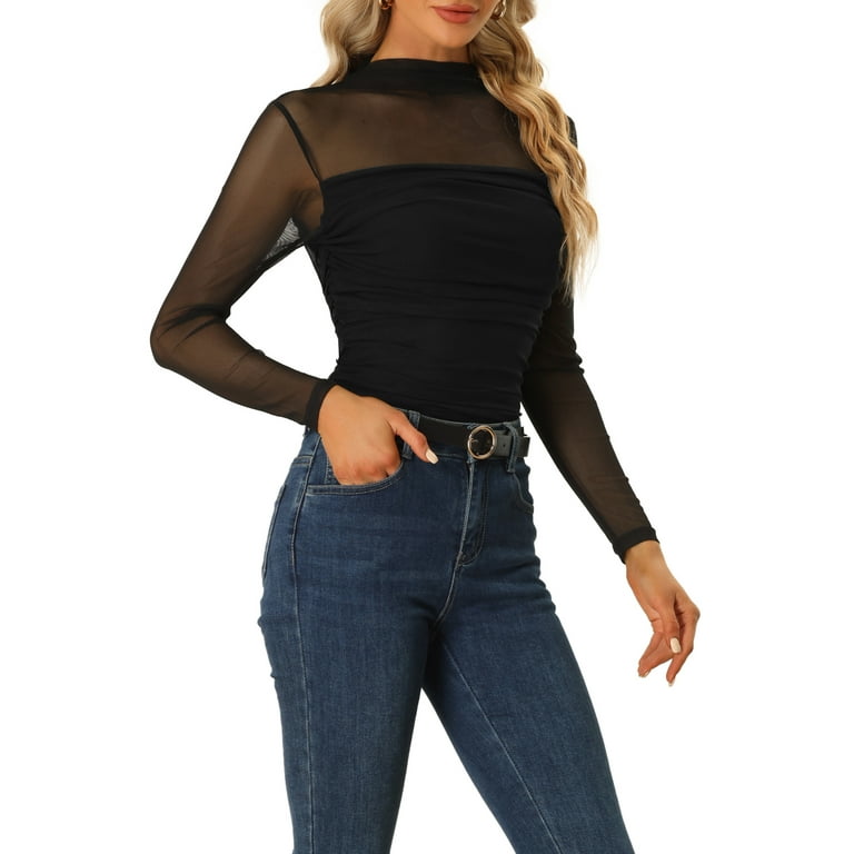 トップス MELT THE LADY sheer hook choker tops  BK 07002-