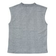 thumbnail image 4 of Bcfgryg Men's Vest Top V Neck Loose Jacquard Knit Sleeveless Casual Vest Men's Sleeveless Jacket Vest, 4 of 5