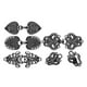 thumbnail image 4 of 4 Piezas Clips para Chal Yuyangstore Aleación Capa Cierres Negro, 4 of 8