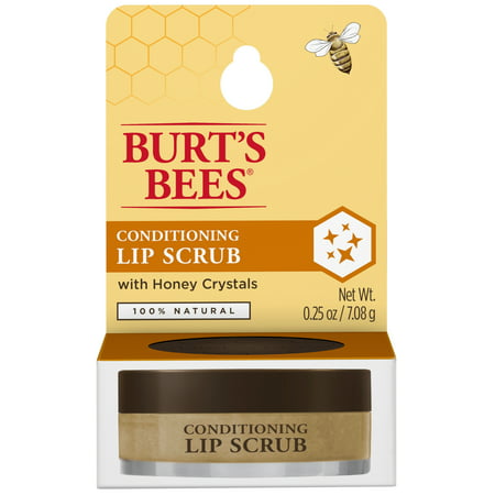 Burt's Bees 100% Natural Conditioning Lip Scrub with Exfoliating Honey Crystals - 0.25