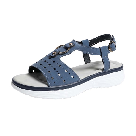 Women's Hollow Out Breathable Sport Sandals Casual Summer Walking Shoes with Soft Cushion Insole Comfortable Fashion Sneaker Sandals