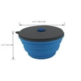 thumbnail image 4 of Mr. Peanut's 30oz Collapsible Silicone Camping Bowl with Lid & Foldable Fork, 4 of 9