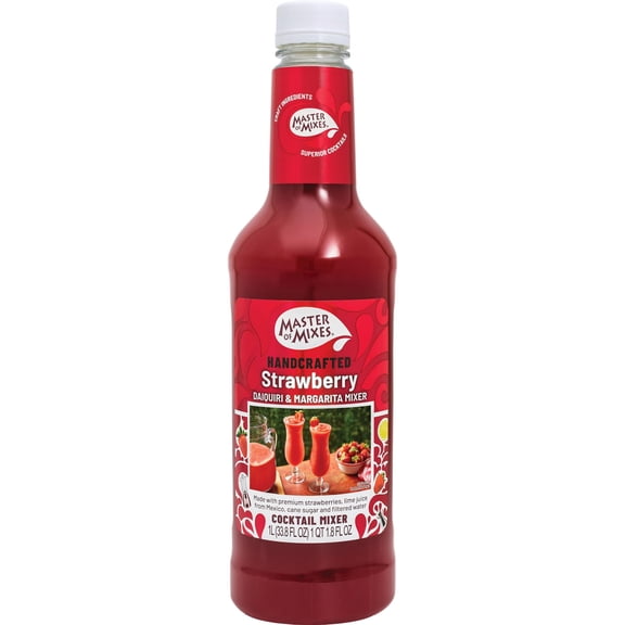 Master Of Mixes - Strawberry Daiquiri Mix - 33.8 OZ, Case of 12