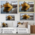 thumbnail image 4 of Designart "Contrasts Along the Port Quayside II" Nautical & Beach Floater Framed Canvas Wall Art, 4 of 7