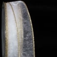thumbnail image 2 of The Ribbon People White and Gold Organza Edge Wired Craft Ribbon 1" x 54 Yards, 2 of 2