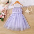 thumbnail image 4 of Sngxgn Girl Party Dress Long Sleeve A-Line Dresses(Purple,100), 4 of 8