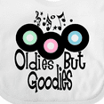thumbnail image 4 of Inktastic Oldies but Goodies Records and Music Notes Boys or Girls Baby Bib, 4 of 4