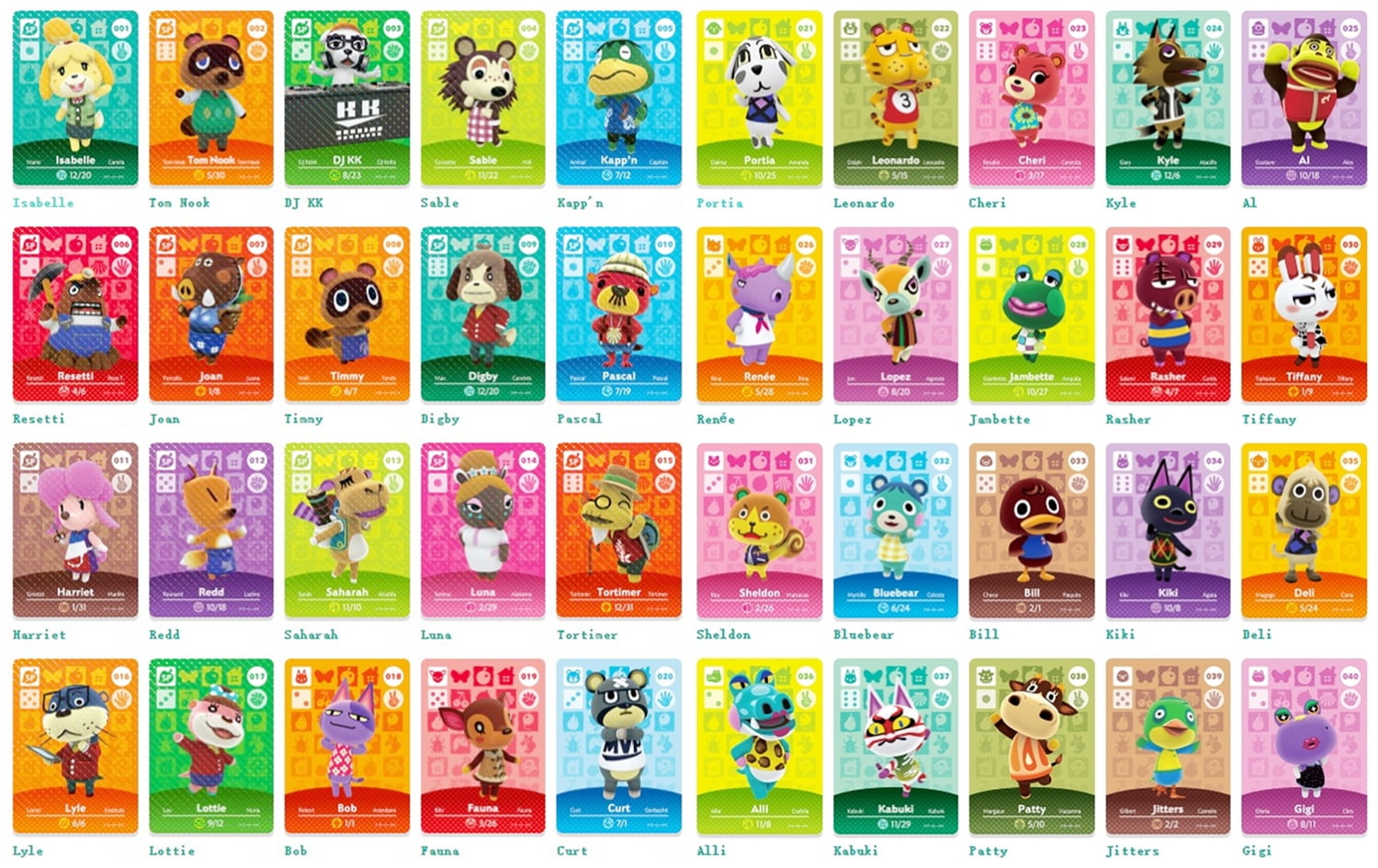 Animal Crossing Amiibo Cards - Series 3, 106-Pcs Sanrio series + New  Horizons Villagers Cards.(Mini Cards) - Walmart.com