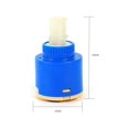 thumbnail image 2 of 40mm Ceramic Cartridge Faucet Replacement Water Mixer Tap Inner Control Faucet Valve(40mm), 2 of 5