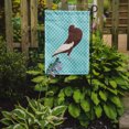 thumbnail image 2 of Carolines Treasures BB8128GF Anglais Pigeon Pouter Bleu Check Drapeau de Jardin, 2 of 3