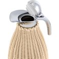thumbnail image 6 of Coffee Thermal Carafe1.5L Double Walled Vacuum Insualted Carafe with Handmade Rattan Body for Keeping Hot Coffee & Tea Hot -24Hours (Beige), 6 of 9