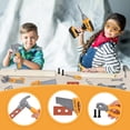 thumbnail image 4 of Juego de herramientas HYRENEE Kids con caja de herramientas y taladro electrónico de juguete de 3 a 5 años, 4 of 6