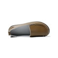 thumbnail image 4 of SIMANLAN Womens Flats Slip On Loafers Round Toe Leather Shoes Women Non-slip Casual Shoe Ladies Lightweight Khaki 11, 4 of 6