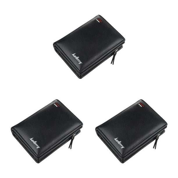 Sonducket Carteras de moda para hombre, tarjetero de cuero PU, monedero con cremallera para hombre, bolso de estilo Vintage, monedero, teléfono, Type1 NO1
